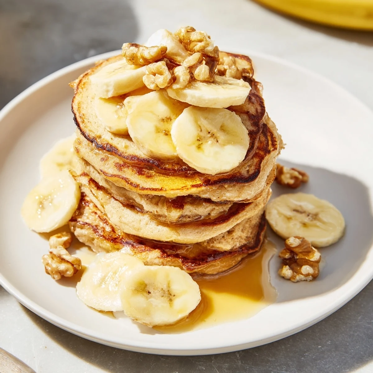 Golden Banana Pancakes Brunch #17