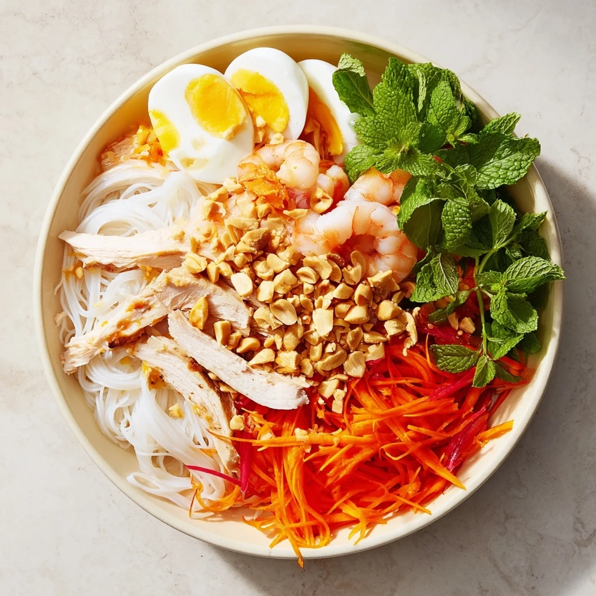 Vibrant Asian Fusion Noodle Bowl Board: imagine colorful vegetables, perfectly cooked noodles, and delicious dipping sauces.