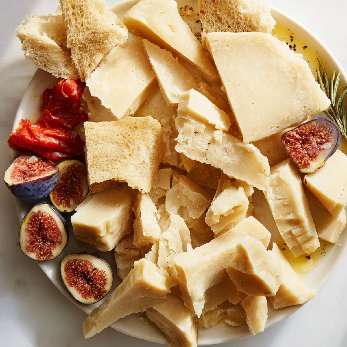 Rustic Italian Farmhouse Board overflowing with savory cheeses, cured meats, and fresh bread, ready to share.