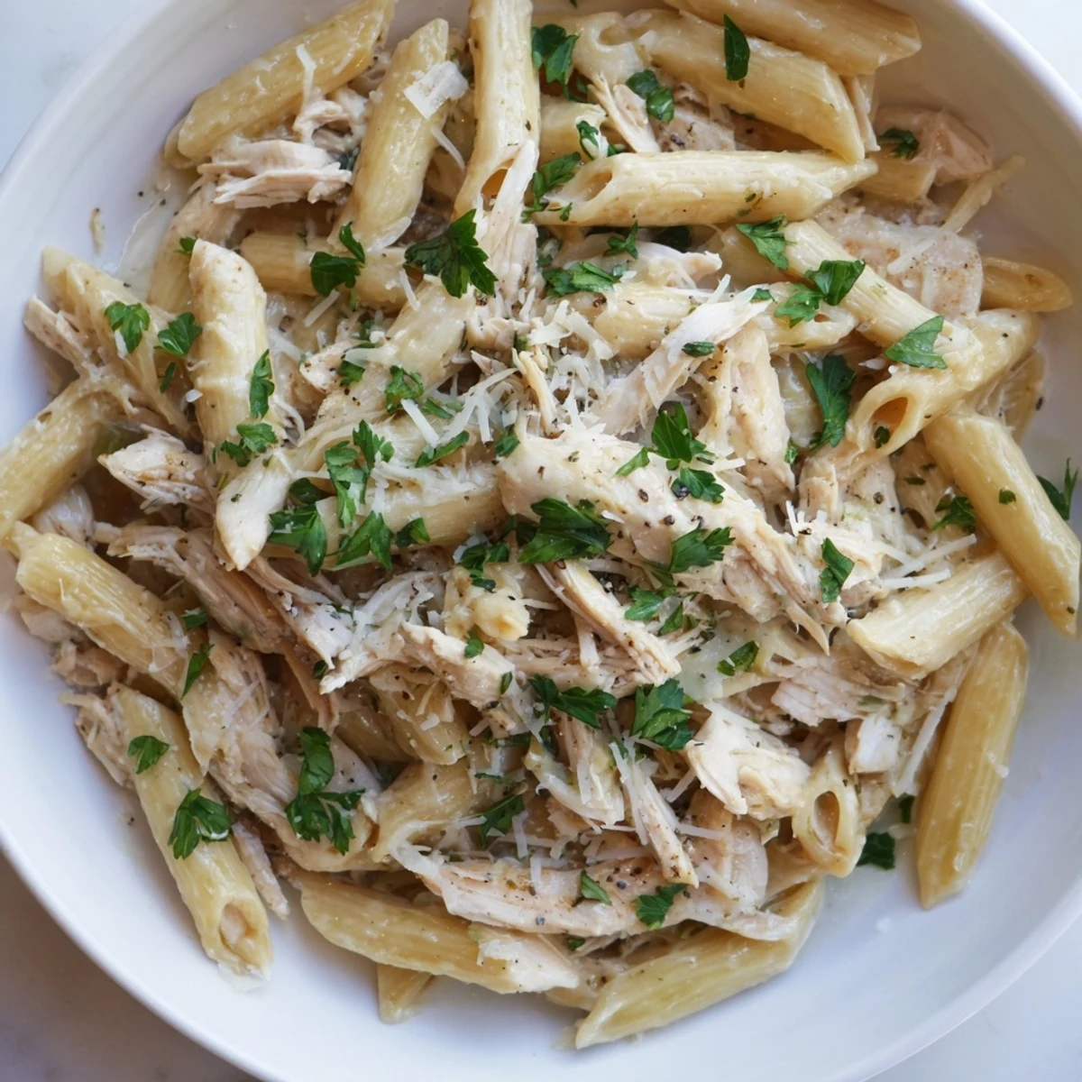 Tinis Creamy Chicken Pasta