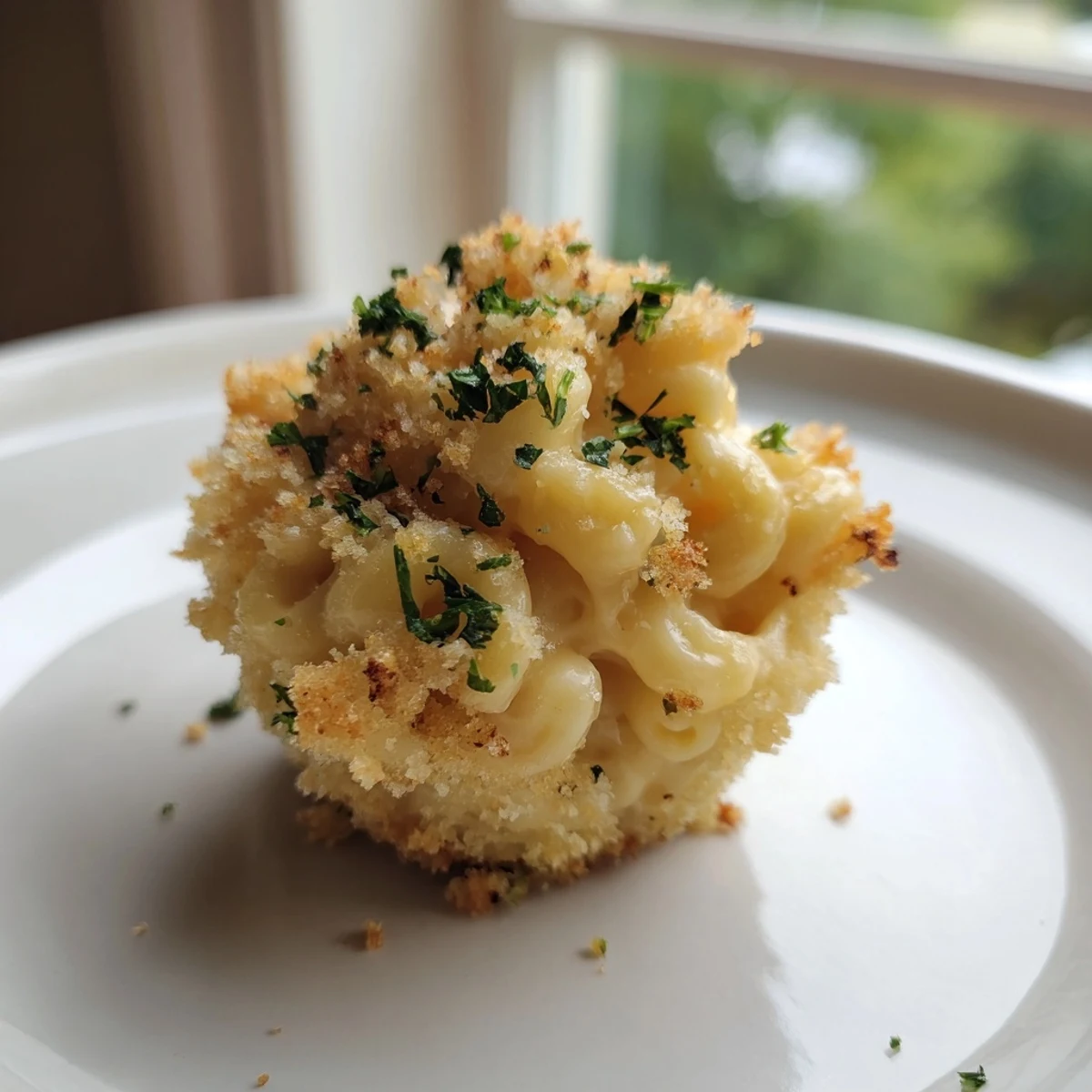 Golden, bubbly Tinis Mac and Cheese muffins offer a delightful, cheesy, and crispy texture in every bite.