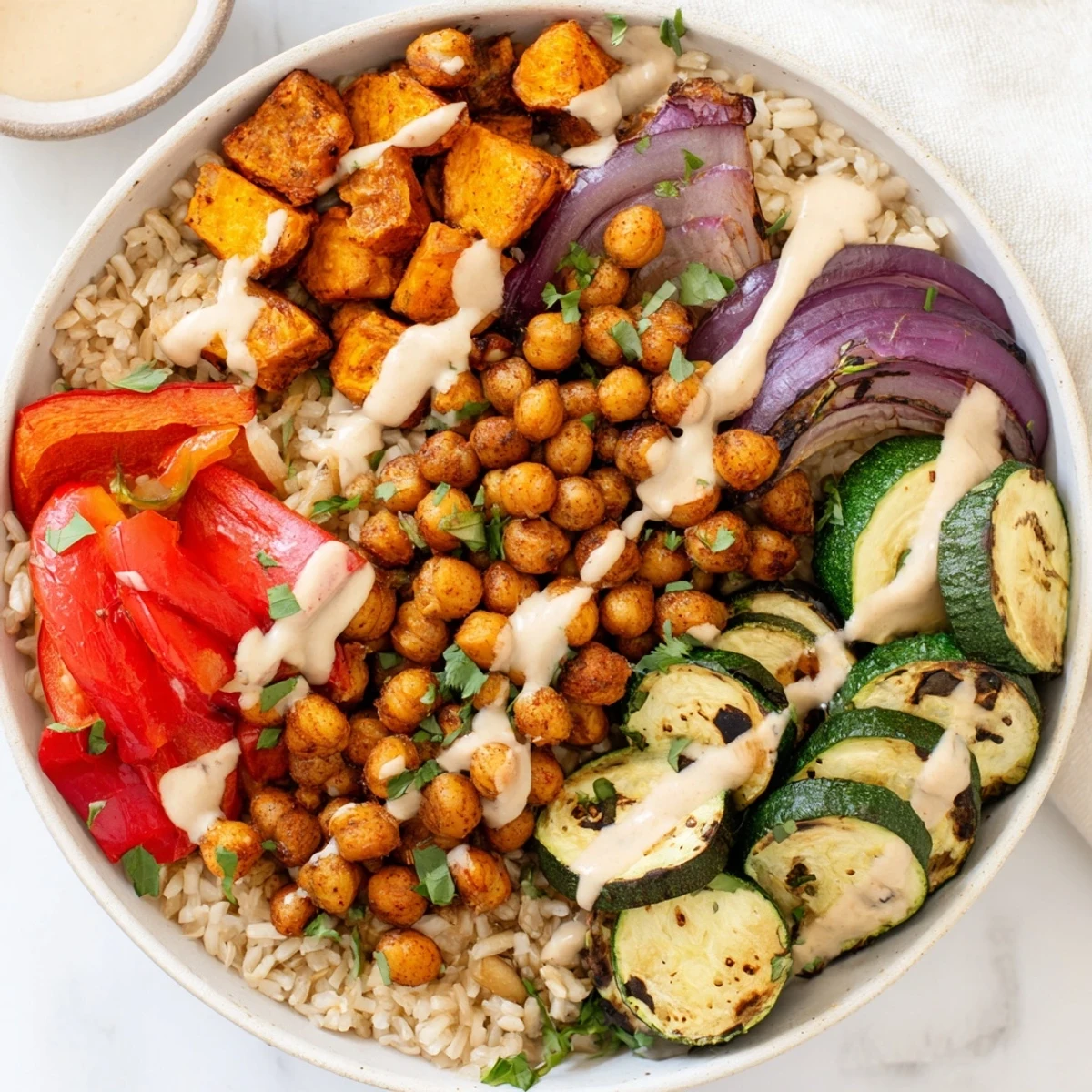 Roasted Chickpea Buddha Bowl
