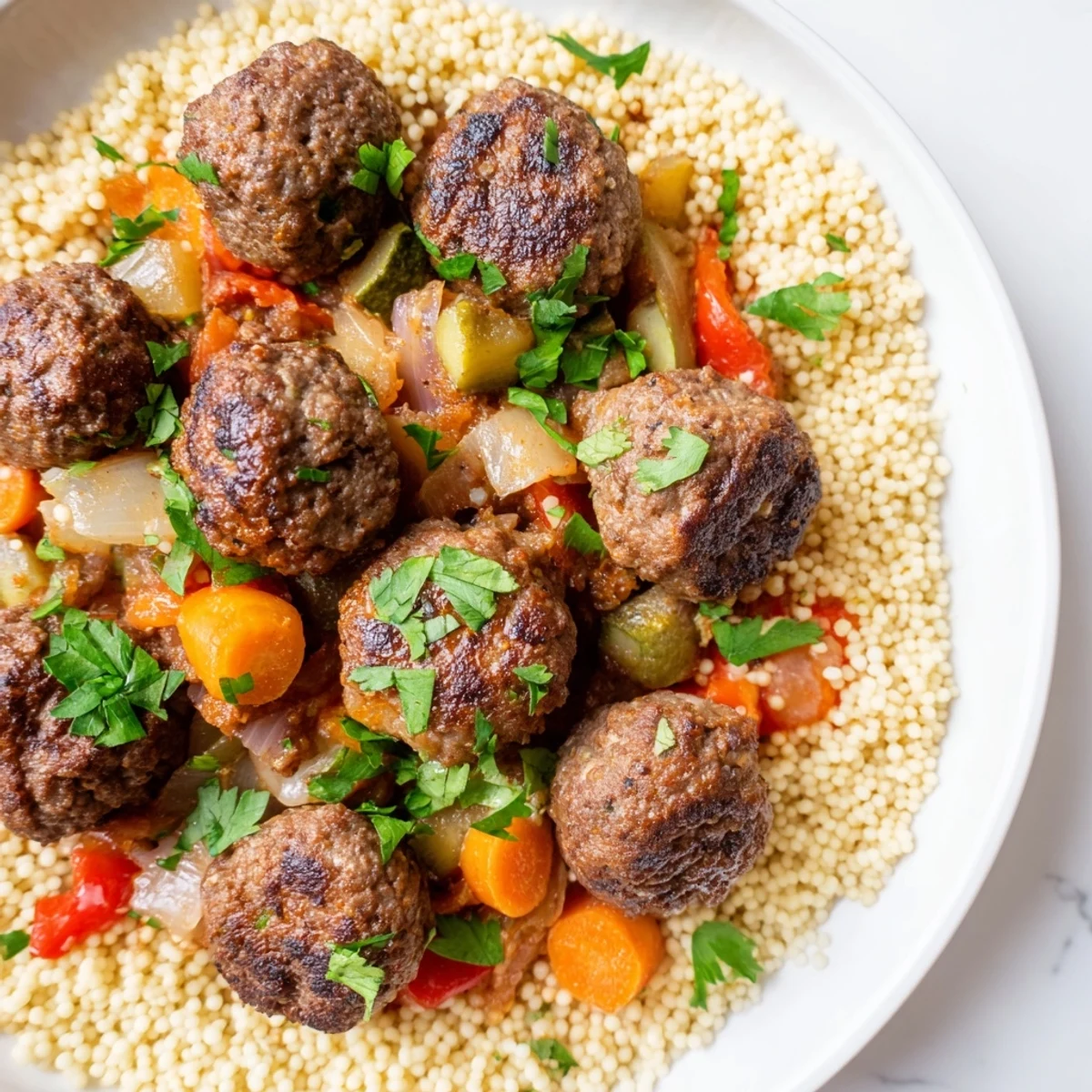 North African Couscous Kefta