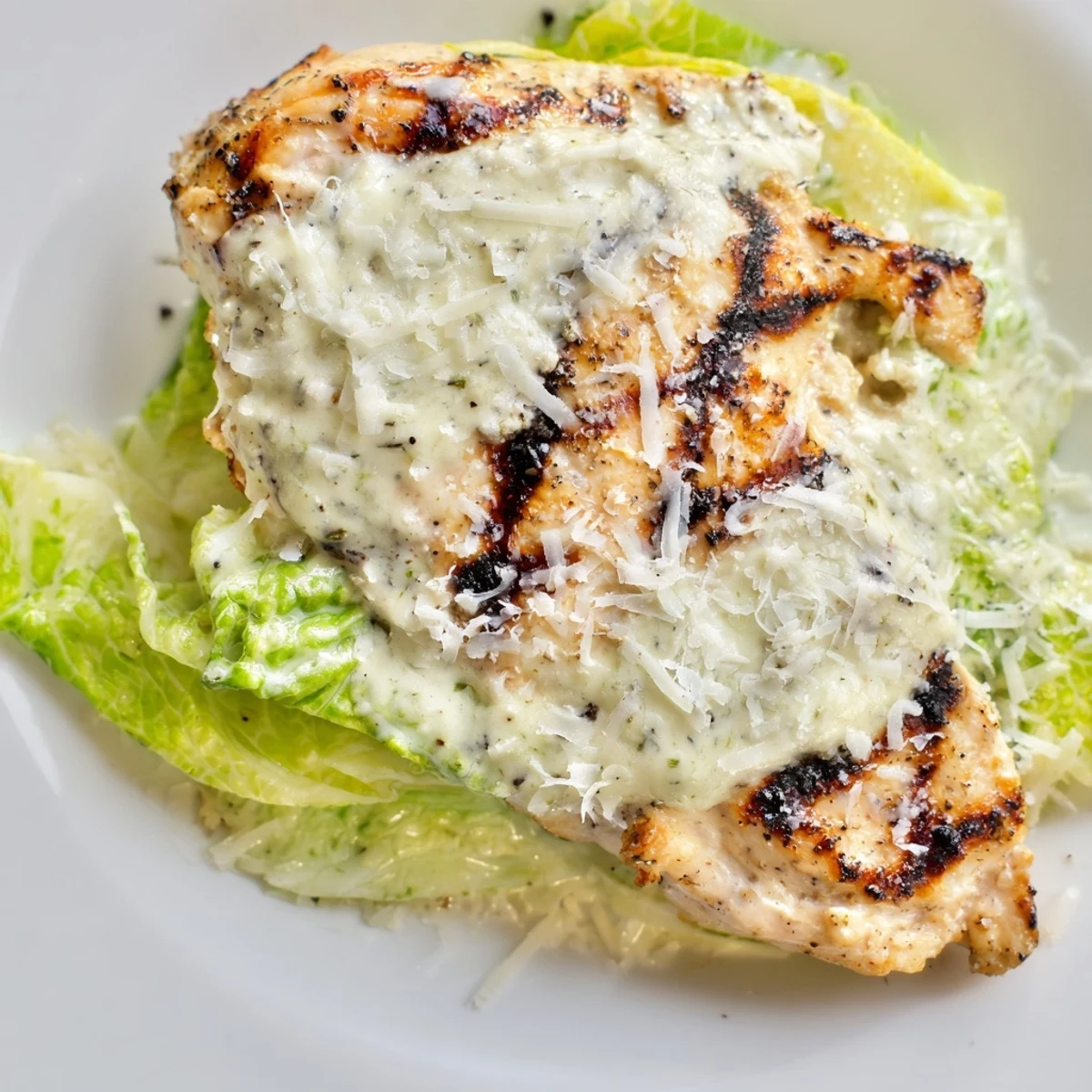 Savory grilled chicken sandwich loaded with Caesar flavors, perfect for quick weeknight dinners.