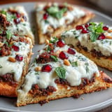 Spiced Lamb Flatbread Pizza