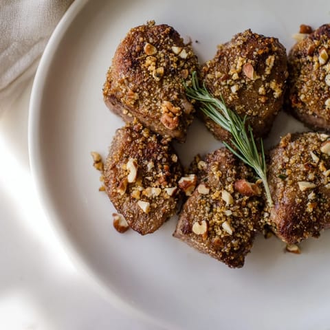 Thyme Pecan Crusted Pork