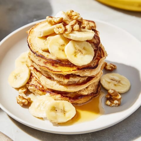 Golden Banana Pancakes Brunch #17