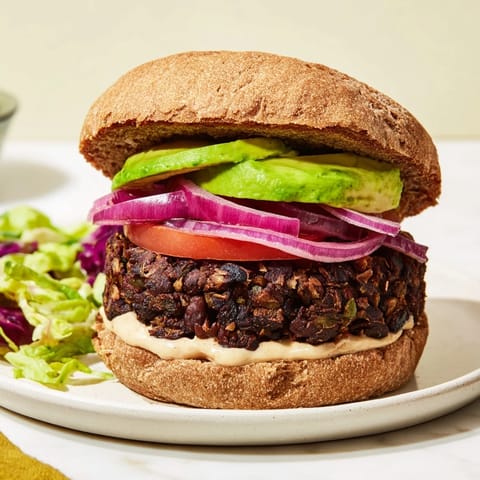 Zesty Weeknight Black Bean Burgers