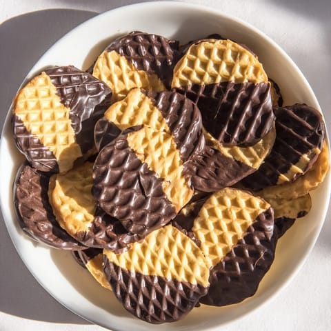 Vanilla Wafers Dipped Chocolate