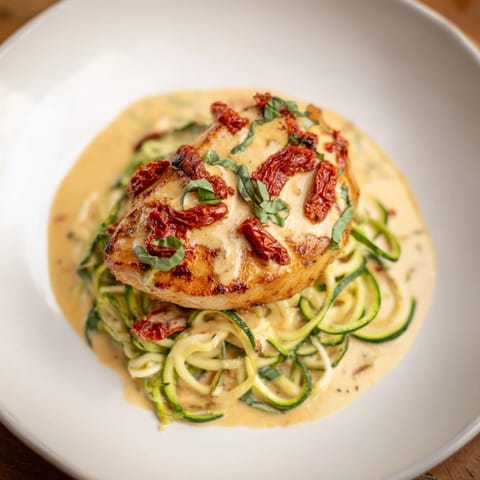 Marry Me Chicken Zoodles