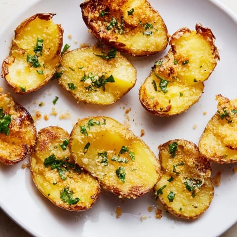 Garlic Parmesan Ultra-Crispy Potatoes