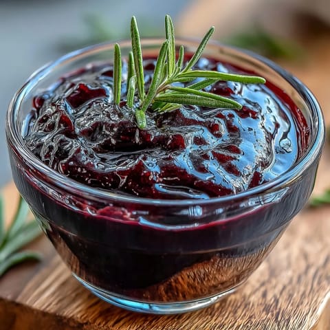 Black Currant and Rosemary Reduction