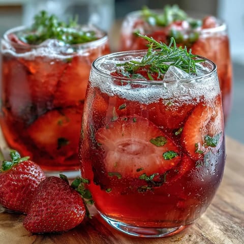 Strawberry Basil Lemonade Mix