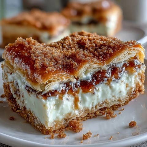 Easy Cinco de Mayo Sopapilla Cheesecake Bars with flaky dough and cinnamon-sugar topping on a dessert platter.