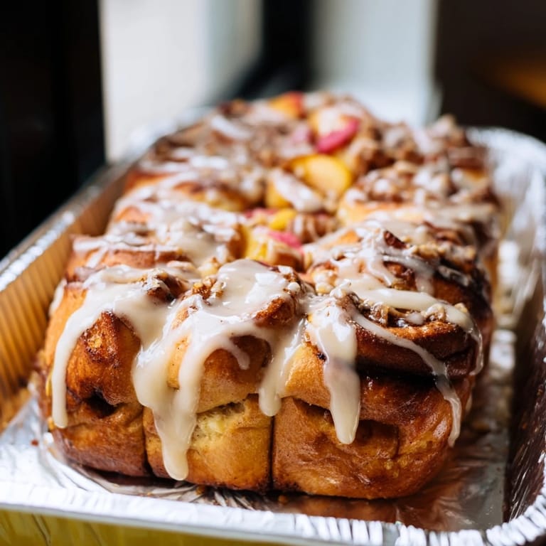 Warm soft spice baked French toast casserole, oozing with custard, ready to be drizzled with maple syrup.