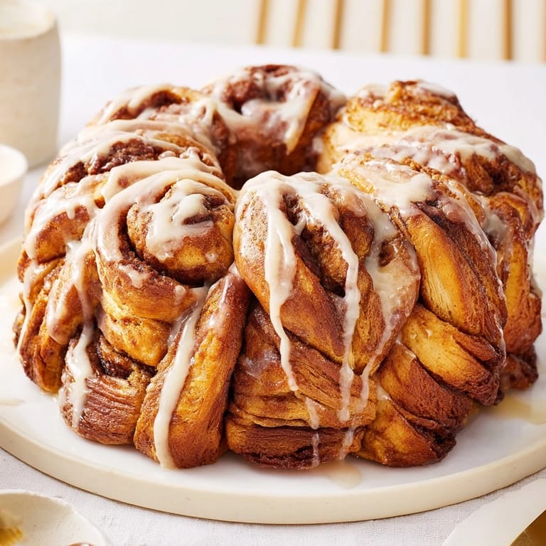 This soft, pull-apart Cinnamon Swirl Christmas Tree Bread smells of cinnamon and offers a delightful sweet treat.