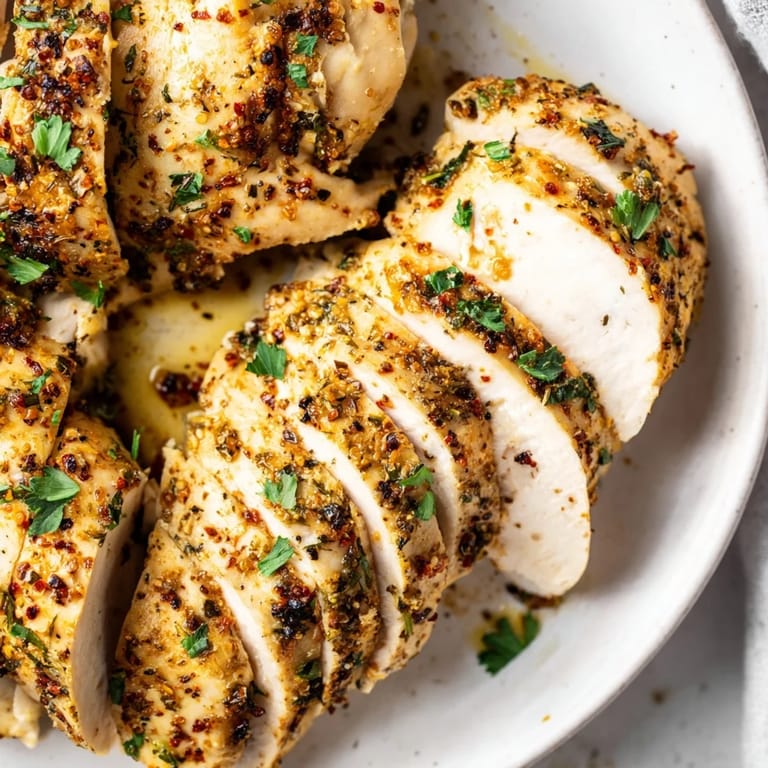 Baked Greek Yogurt Chicken, incredibly tender and infused with garlic and herbs, a healthy meal.