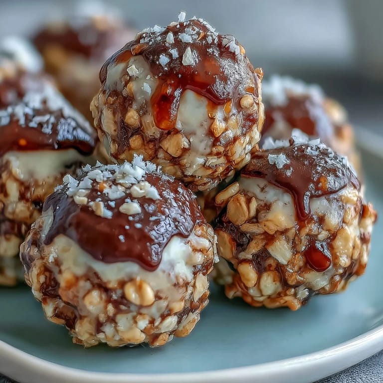 Bite-sized energy balls packed with oats and chocolate chips, perfect for fueling up before a soccer game.  