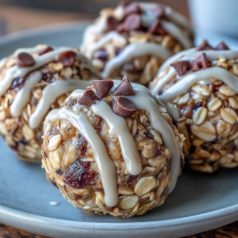 Delicious no-bake snack-sized protein balls, peanut butter oats rolled for energy.