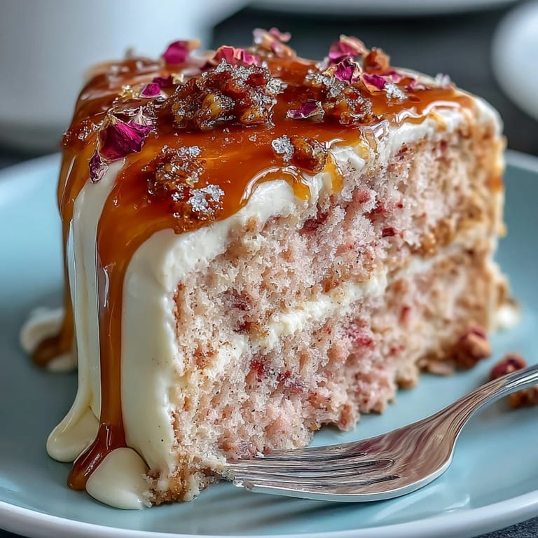 Glistening Bridal Shower Rosé Velvet Cake, perfect for a celebratory toast and dessert.
