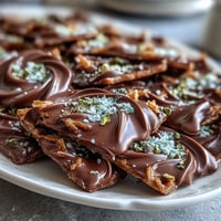 Luxurious Dubai Chocolate Bark with crisp kataifi pastry and creamy pistachio filling, topped with rich dark chocolate and rose petals.